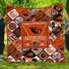NCAA Oregon State Beavers EST 1868 Quilt Blanket