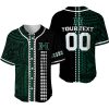 NCAA Hawaii Rainbow Warriors Custom Text Number Baseball Jersey V1
