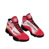MLS New York Red Bulls Custom Name Red Mix White Air Jordan 13 Shoes