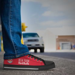 MLS New York Red Bulls Red Low Top Shoes - Image 4