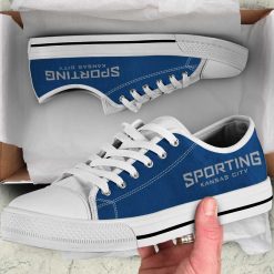 MLS Sporting Kansas City Blue Low Top Shoes