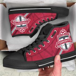 Alternative view of MLS Toronto FC Red High Top Shoes