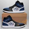 NCAA Gonzaga Bulldogs Air Jordan 1 High Sneakers V1