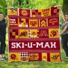 NCAA Minnesota Golden Gophers Ski-U-Mah 2 Quilt Blanket