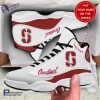 NCAA Stanford Cardinal Custom Name White Air Jordan 13 Shoes