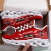 NCAA Texas Tech Red Raiders Custom Name Red Max Soul Shoes V2