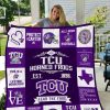 NCAA TCU Horned Frogs EST 1896 Quilt Blanket
