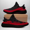 NCAA SMU Mustangs Black Red Yeezy Boost Sneakers V1