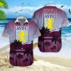 Aston Villa FC Palm Tree Beach Hawaiian Shirt V2