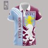 Aston Villa FC Blue Claret Polo Shirt V5