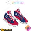 NCAA Fresno State Bulldogs Logo Dark Blue Air Jordan 13 Shoes