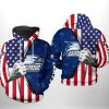 NCAA Georgia Southern Eagles US Flag Pullover Hoodie V1