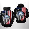 NCAA Georgia Southern Eagles US Flag Pullover Hoodie V2