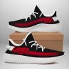 NCAA SMU Mustangs Black Red Yeezy Boost Sneakers V2