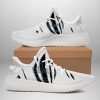 NCAA Utah State Aggies White Yeezy Boost Sneakers V2