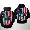 NCAA Utah State Aggies US Flag Pullover Hoodie V2