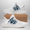 NCAA Utah State Aggies White Yeezy Boost Sneakers V1