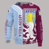 Aston Villa FC Blue Claret Sweatshirt V5