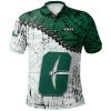 NCAA Charlotte 49ers Grunge Polynesian Tattoo Polo Shirt