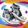 NCAA Utah State Aggies All The Way Air Jordan 1 High Sneakers
