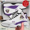 NCAA East Carolina Pirates Custom Name White Air Jordan 13 Shoes