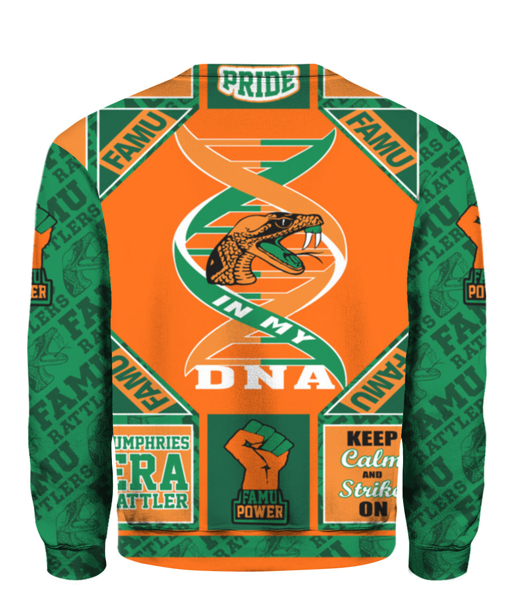 NCAA Florida A&M Rattlers Pride Flag Sweatshirt NCAA Florida A&M Rattlers Pride Flag Sweatshirt