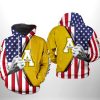 NCAA Appalachian State Mountaineers US Flag 2 Pullover Hoodie