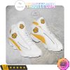 NCAA Minnesota Duluth Bulldogs White Air Jordan 13 Shoes