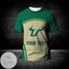 NCAA South Florida Bulls Custom Text Number Curve Style Sport T-Shirt