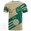 NCAA South Florida Bulls Custom Number Sport Style Logo T-Shirt
