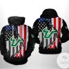 NCAA South Florida Bulls US Flag Black Pullover Hoodie