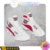 NCAA Troy Trojans Custom Name White Red Air Jordan 13 Shoes