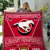 CFL Calgary Stampeders EST 1945 Quilt Blanket