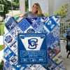NCAA Creighton Bluejays EST 1878 Quilt Blanket