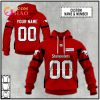 CFL Calgary Stampeders Custom Name Number Jersey 2022 Pullover Hoodie