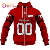 CFL Calgary Stampeders Custom Name Number Jersey 2022 Zip Up Hoodie