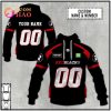 CFL Ottawa Redblacks Custom Name Number Jersey 2022 Pullover Hoodie