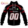 CFL Ottawa Redblacks Custom Name Number Jersey 2022 Zip Up Hoodie