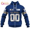 CFL Winnipeg Blue Bombers Custom Name Number Jersey 2022 Zip Up Hoodie