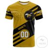 NCAA Alabama State Hornets Custom Number Sport Style Logo T-Shirt