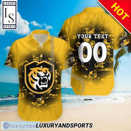 NCAA Colorado College Tigers Custom Text Number Camouflage Vintage Hawaiian Shirt