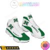 NCAA Hawaii Warriors White Green Air Jordan 13 Shoes