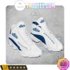 NCAA Maine Black Bears White Air Jordan 13 Shoes