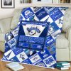 NCAA Indiana State SycArmores EST 1865 Fleece Blanket