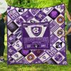 NCAA Holy Cross Crusaders EST 1843 Quilt Blanket