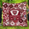 NCAA Harvard Crimson EST 1636 Quilt Blanket