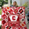 NCAA Cornell Big Red EST 1865 Quilt Blanket