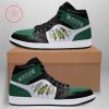 NCAA George Mason Patriots Logo Air Jordan 1 High Sneakers