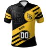 NCAA Long Beach State 49ers Custom Number Logo Polo Shirt