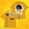 NCAA Long Beach State 49ers Custom Name Number Yellow Hawaiian Shirt